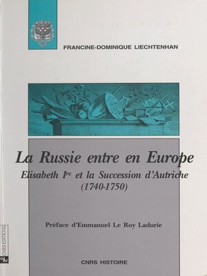 cover image of La Russie entre en Europe